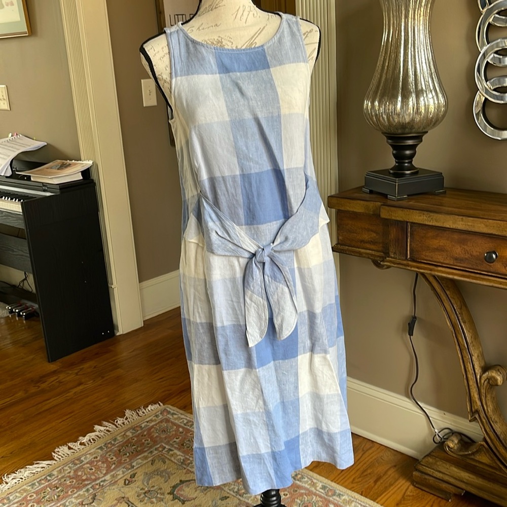 Nice linen JJill summer dress!